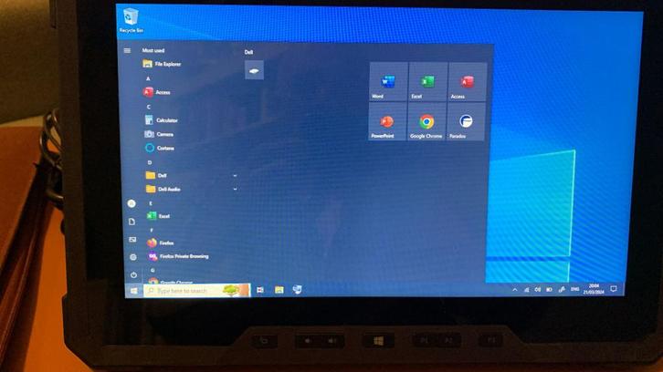 Windows Tablet Dell Latitude 12 7202 Rugged, Informatique & Logiciels, Ordinateurs portables Windows, Utilisé, 12 pouces, SSD