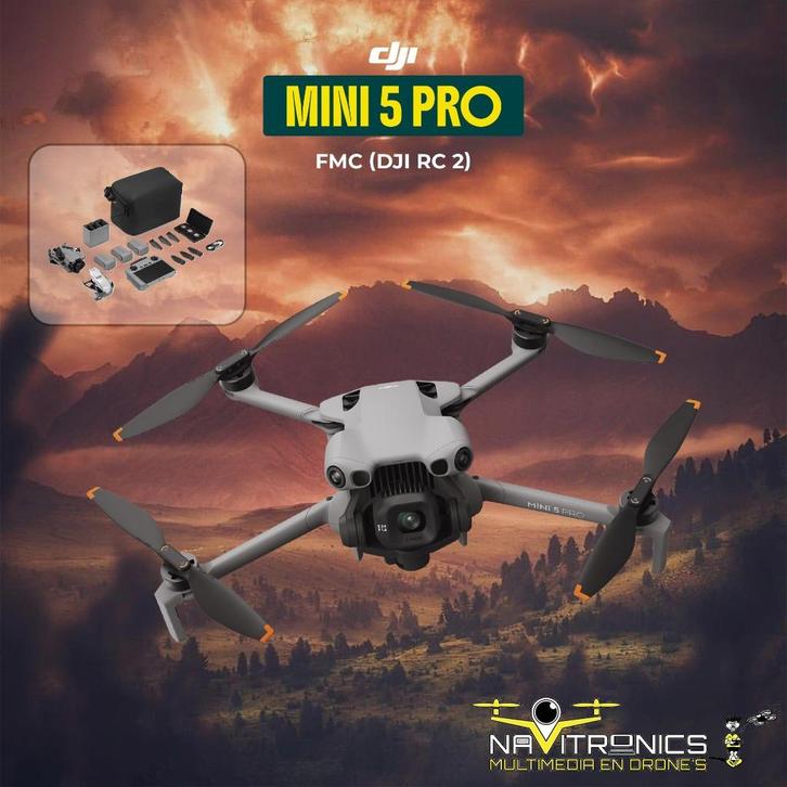 DJI MINI 5 PRO RC2 FLY MORE COMBO, Audio, Tv en Foto, Drones, Nieuw, Drone met camera, Ophalen of Verzenden