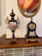 Kobaltblauwe klok en vaas Limoges, Ophalen