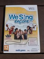 Wii We Sing Encore, Consoles de jeu & Jeux vidéo, Comme neuf, Musique, À partir de 12 ans, Enlèvement ou Envoi