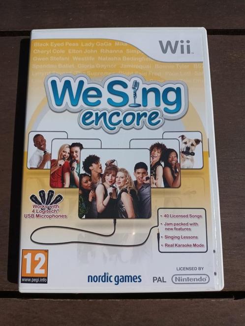 Wii We Sing Encore, Consoles de jeu & Jeux vidéo, Jeux | Nintendo Wii, Comme neuf, Musique, 3 joueurs ou plus, À partir de 12 ans