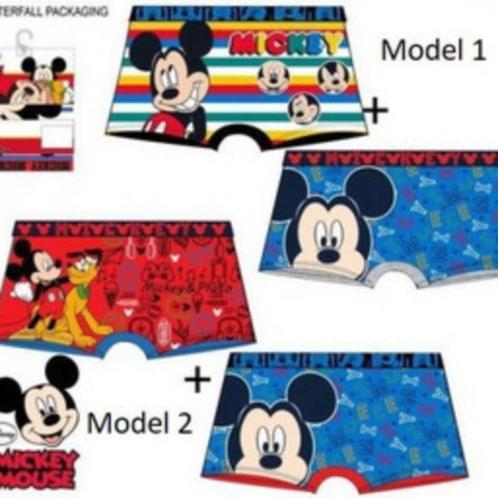 Mickey Mouse Boxershort (set van 2) - Maat 116/128, Enfants & Bébés, Vêtements enfant | Taille 116, Neuf, Garçon, Vêtements de nuit ou Sous-vêtements
