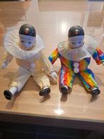 Pierrot 2 stuks, Verzamelen, Poppen, Ophalen of Verzenden
