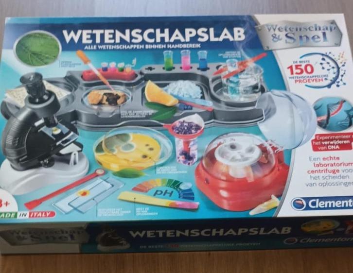 Wetenschapslab (Clementoni), Kinderen en Baby's, Speelgoed | Educatief en Creatief, Ontdekken, Met licht, Ophalen