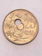 Munt België 25 cent Albert I jaartal 1928 frans misslag !!, Timbres & Monnaies, Monnaies | Belgique, Enlèvement ou Envoi, Monnaie en vrac