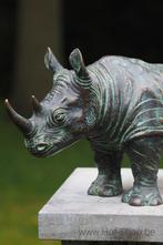 Neushoorn Bronzen beeld (NIEUW), Antiek en Kunst, Ophalen of Verzenden, Brons