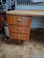 Jaren 70 bureau met originele bureaustoel, Huis en Inrichting, Ophalen, Bureau