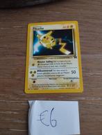 Nederlandse Pikachu WOTC promo, Ophalen of Verzenden, Zo goed als nieuw