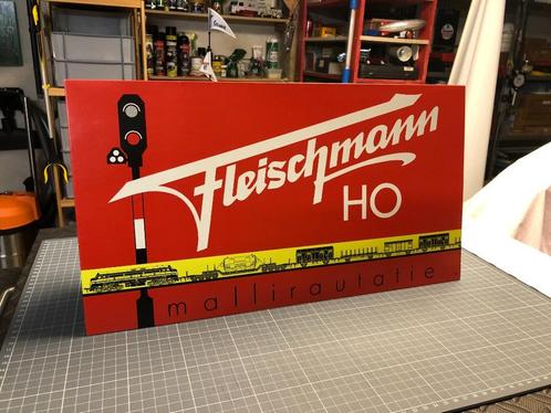 Fleischmann HO Displaybord - 1968 - Miniatuurtrein, Hobby en Vrije tijd, Modeltreinen | H0, Nieuw, Boek, Tijdschrift of Catalogus