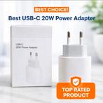 UCB-C 20 w adapter super snel, Télécoms, Téléphonie mobile | Chargeurs pour téléphone, Enlèvement ou Envoi, Neuf, Apple iPhone