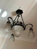 plafonnier vintage, Enlèvement, Utilisé, Verre