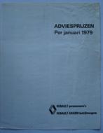 Renault Saviem adviesprijzen 1979 Brochure Catalogue Prosp, Verzenden, Gelezen, Renault