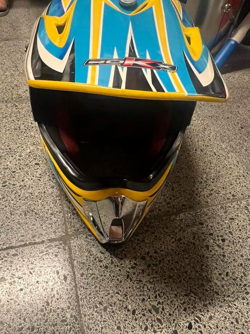 Roxk Line Crosshelm – Opvallend design, maat L (53–54 cm), Motoren, Kleding | Motorhelmen, Kinderen, L, Overige merken, Tweedehands