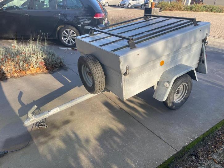 Gesloten aanhangwagen Heineman, Auto diversen, Aanhangers en Bagagewagens, Gebruikt, Ophalen