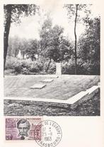 Monument de Emile Verhaeren - kaart + idem postzegel -Roisin, Postzegels en Munten, Met stempel, Ophalen of Verzenden, Gestempeld