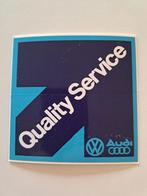 Vintage Sticker - Audi - Quality Service - Mooie staat, Verzamelen, Auto of Motor, Ophalen of Verzenden, Zo goed als nieuw