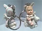 Bedankje - Baby met sleutelhanger - 89 stuks voor 70€!, Kinderen en Baby's, Ophalen, Nieuw, Kraamcadeau