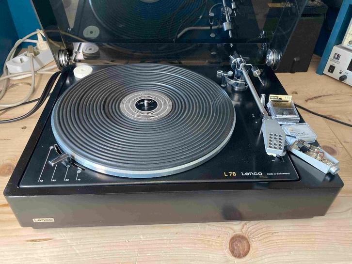 Lenco l78 - remis à neuf, TV, Hi-fi & Vidéo, Tourne-disques, Reconditionné, Tourne-disque, Réglage pitch, Automatique, Enlèvement