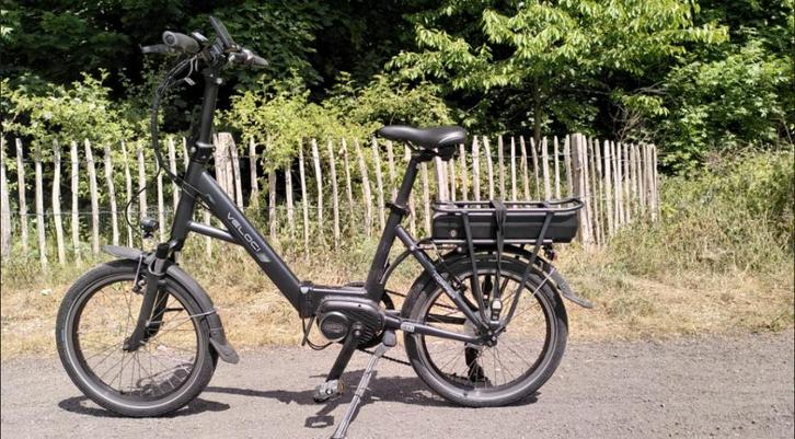 Veloci Hopper opvouwbare elektrische fiets, Fietsen en Brommers, Fietsen | Vouwfietsen, Zo goed als nieuw, Totaal opvouwbaar, Versnellingen