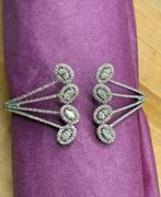 Armband met diamanten, Handtassen en Accessoires, Oorbellen, Ophalen of Verzenden, Zo goed als nieuw, Wit, Goud