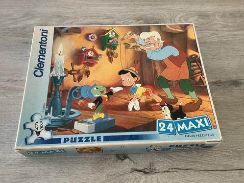 Disney Pinocchio maxi puzzle (24 stuks), Kinderen en Baby's, Speelgoed | Kinderpuzzels, Zo goed als nieuw, 2 tot 4 jaar, 10 tot 50 stukjes