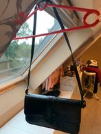 Sac à bandoulière vintage en peau de serpent noir, Enlèvement, Comme neuf, Noir