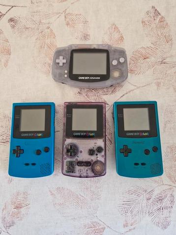 Gameboy Colors en Gameboy Advance te koop. beschikbaar voor biedingen