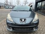 Peugeot 207 Cabriolet 1.6 benzine Bouwjaar 2008, Open dak, Zwart, Cabriolet, Bedrijf