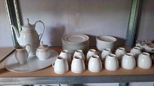porseleinen koffieset (12 stuks) Königl. pr. Tettau, Antiek en Kunst, Antiek | Porselein, Ophalen