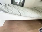 Wit eenpersoons bed 90x200 incl lattenbodem, Huis en Inrichting, Slaapkamer | Bedden, Ophalen, Zo goed als nieuw, Eenpersoons