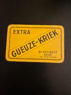 Speelkaart GUEUZE KRIEK brouwerij HEYVAERT te ASSE, Ophalen, Gebruikt, Speelkaart(en)