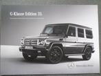 Mercedes G Klasse Edition 35 Brochure, Boeken, Ophalen of Verzenden, Mercedes