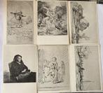 11 Pentekeningen van fotos van Rembrandt, Envoi, Gravure, Neuf