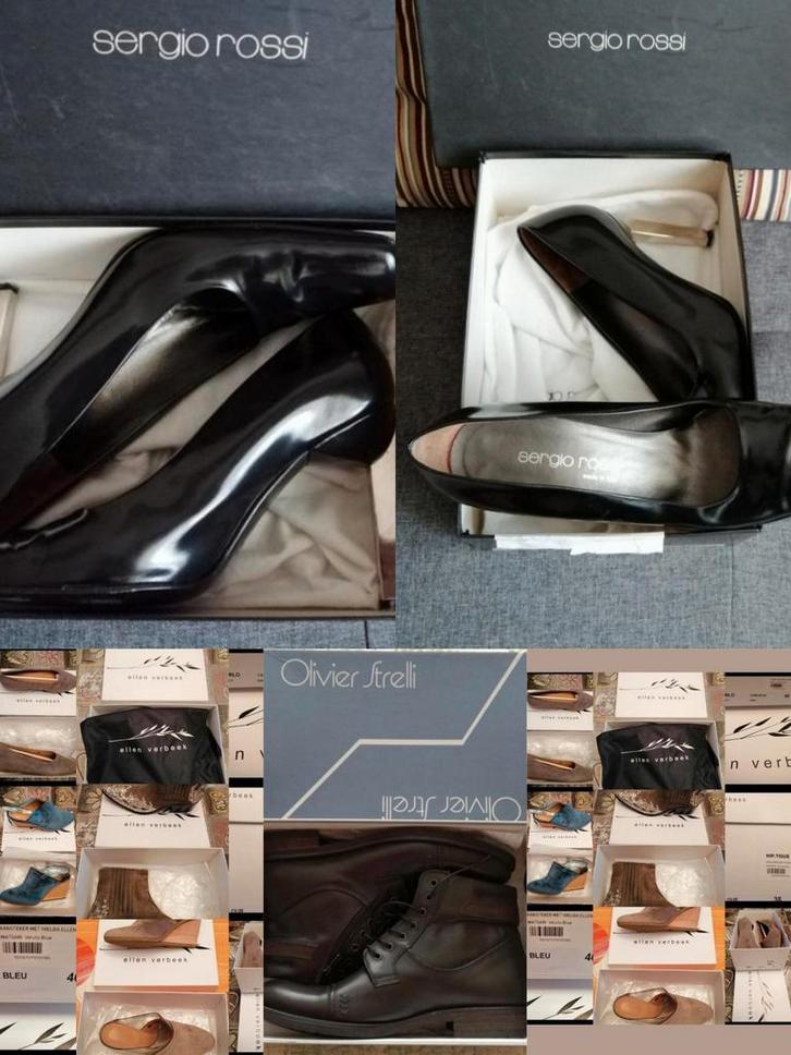 BEL ENSEMBLE CHAUSSURES = 5 ELLEN VERBEEK 1 ROSSI 1 STRELLI, Kleding | Dames, Schoenen, Zo goed als nieuw, Overige typen, Overige kleuren