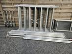 lot Altrex stelling in zwaarste versie alu. met fiber-deck!!, Enlèvement ou Envoi, Utilisé, Échafaudage fixe ou roulant, 5 mètres de hauteur ou plus
