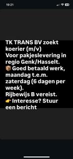 KOERIER gezocht, Tickets en Kaartjes
