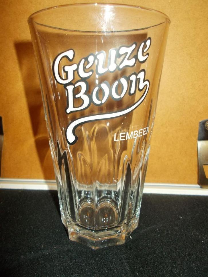 LEMBEEK - ouder glas Geuze Frank Boon - 7, Verzamelen, Biermerken, Zo goed als nieuw, Glas of Glazen, Palm, Ophalen of Verzenden