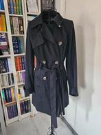 ASOS T36 zwarte trenchcoat — Chique en gestructureerd, Ophalen of Verzenden, Gedragen, Zwart
