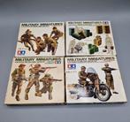 Lot van 4 Tamiya Military Miniatures, Hobby en Vrije tijd, Modelbouw | Figuren en Diorama's, Verzenden, Zo goed als nieuw, 1:35 tot 1:50