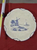assiette antique avec tampon E1 blanc, moulin à dessin bleu, Antiquités & Art, Enlèvement ou Envoi