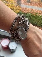 Guess horloge armband zilverkleurig, Handtassen en Accessoires, Staal, Gebruikt, Staal, Guess