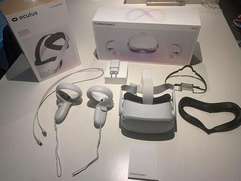 Oculus Quest 2 met Elite Strap, Games en Spelcomputers, Virtual Reality, Zo goed als nieuw, Ophalen