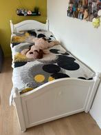 Eenpersoonsbed, Huis en Inrichting, Slaapkamer | Bedden, Ophalen, Gebruikt, Eenpersoons, Wit