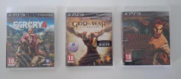 Nieuw & sealed : Farcry 4 ; GoW Ascension ; Wolf Among Us beschikbaar voor biedingen