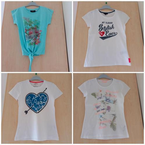 T-shirts meisje zomer maat 134/140, in zeer goede staat, Kinderen en Baby's, Kinderkleding | Maat 140, Zo goed als nieuw, Meisje