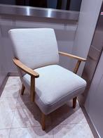 Eenzit/stoel beige hout goeie staat, Ophalen, Zo goed als nieuw, Hout