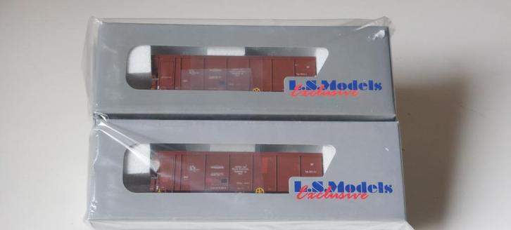 SNCB/NMBS LS MODELLEN SET VAN 2 WAGONS TAHS *HO*DC*32022.1.2, Hobby en Vrije tijd, Modeltreinen | H0, Nieuw, Wagon, Gelijkstroom