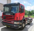 Scania 94 GB 6X2 - 435.922km - 09/2003 - euro 3, Auto's, Te koop, Zwart, 2 zetels, Rood