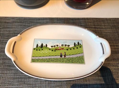 Villeroy & Boch Design Naif Ovale serveerschaal, Huis en Inrichting, Keuken | Servies, Gebruikt, Porselein, Ophalen of Verzenden