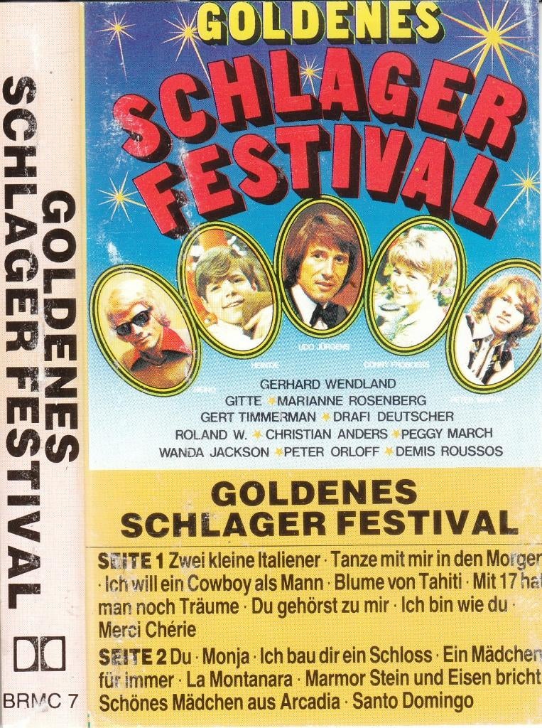 De grootste Duitse toppers op Schlager Festival op MC, Cd's en Dvd's, Cassettebandjes, Origineel, Pop, Verzenden